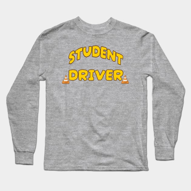 STUDENT DRIVER Long Sleeve T-Shirt by Cult Classics